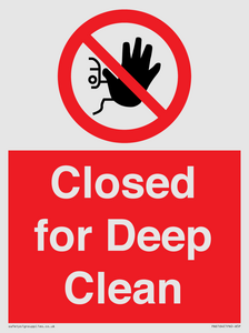 Closed for Deep Clean
